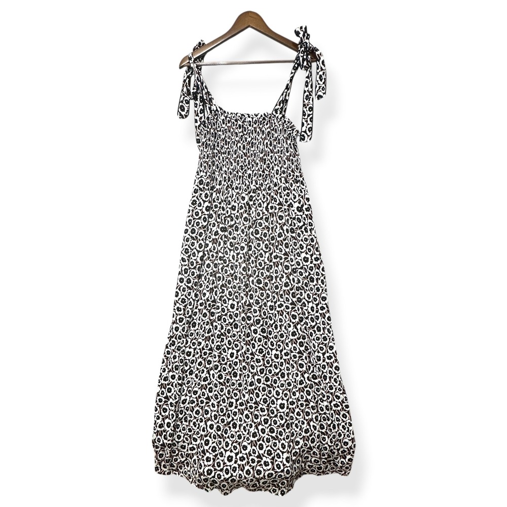 Diane von Furstenberg Women Dress Brown Floral M Boho Coastal Cottagecore Resort - Picture 2 of 8